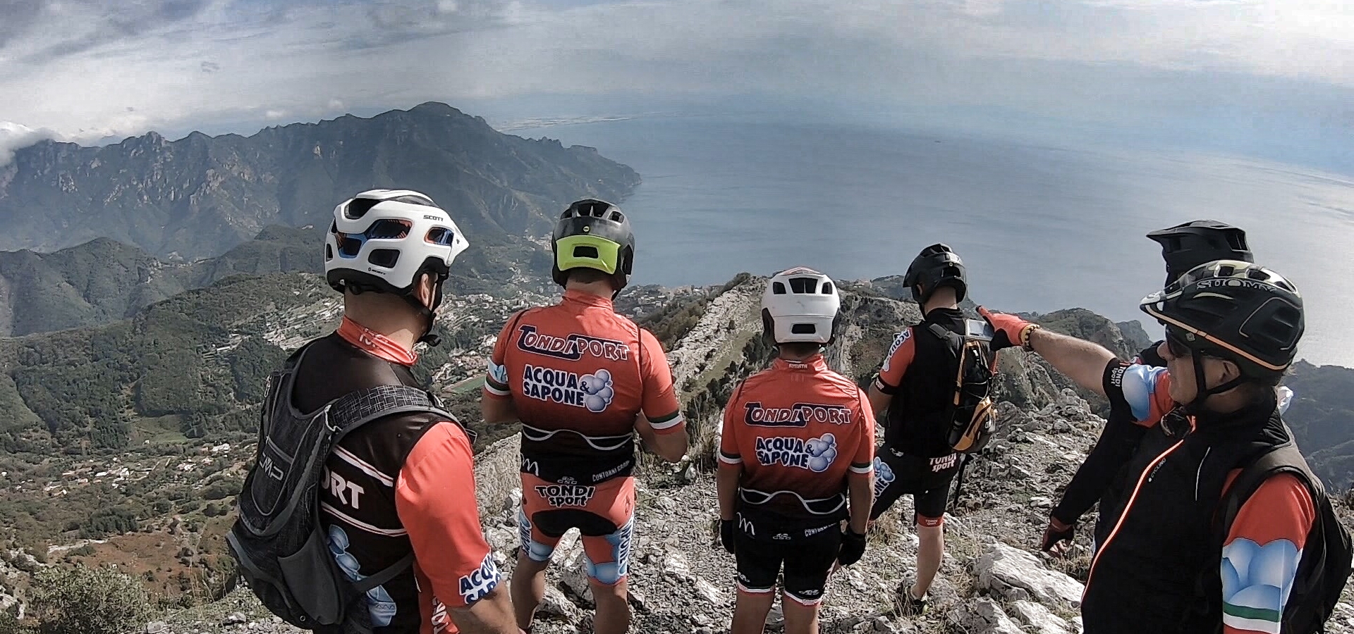 Bike tour group